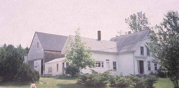 farmhouse and barn